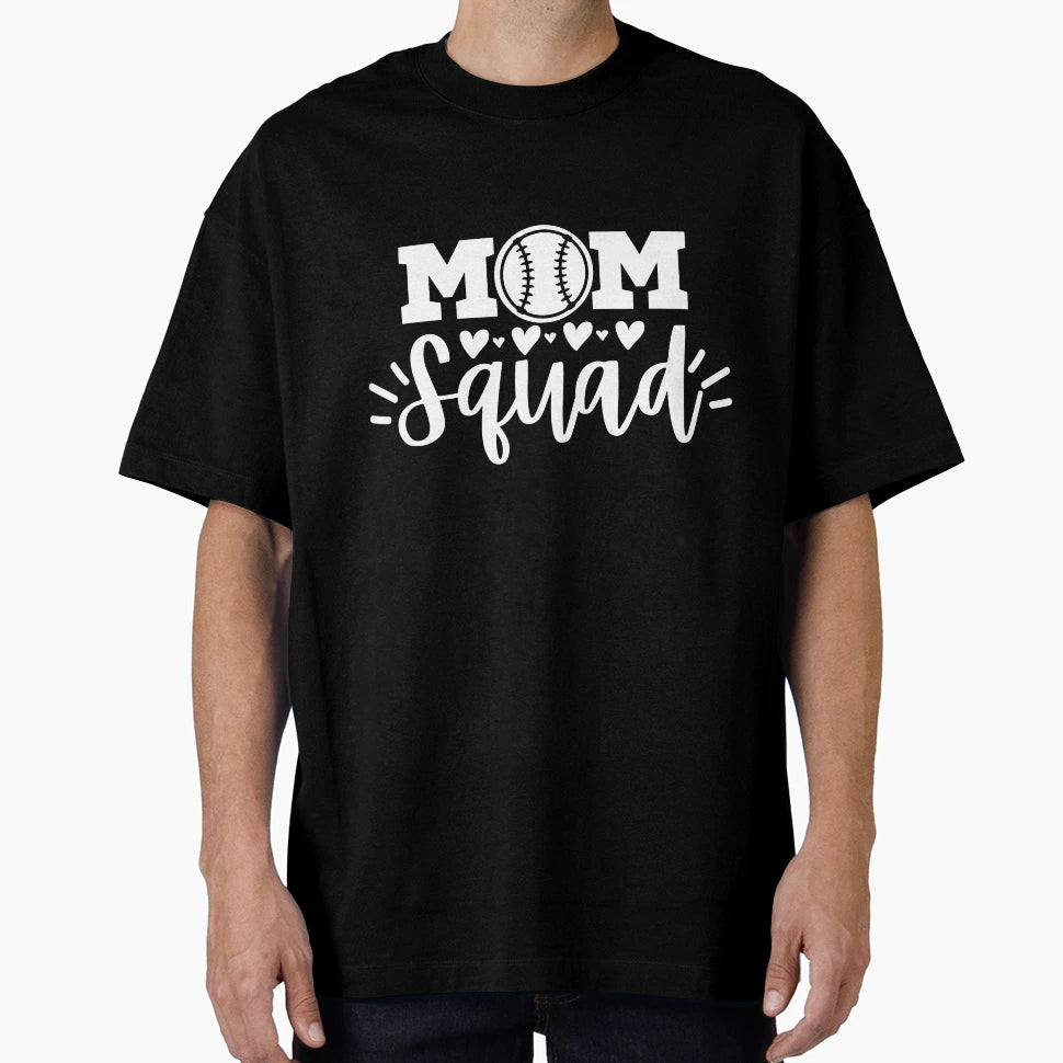 Baseball Mom Squad Baseball Mom T-Shirt - Unique Graphic Men Women - T-Shirt, Sweatshirt, Hoodie
