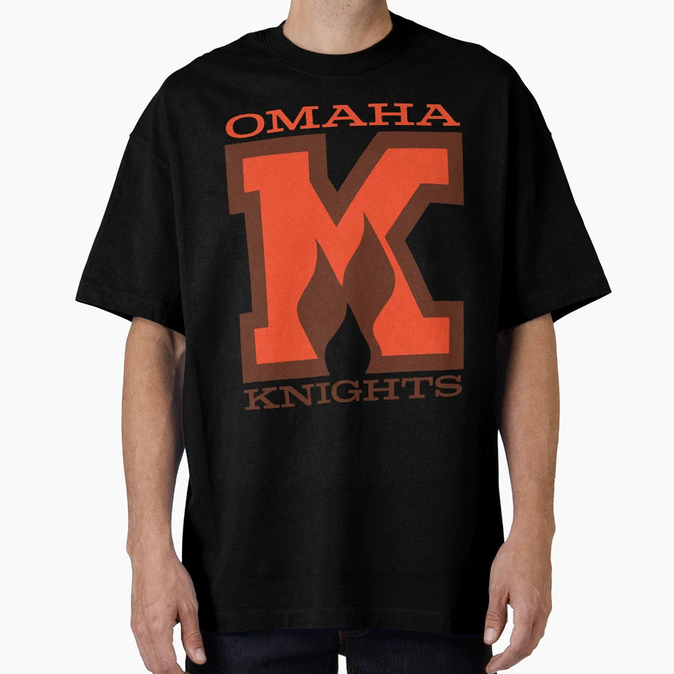 Defunct Omaha Knights Hockey T-Shirt - Minimalist Print Men Women - T-Shirt, Sweatshirt, Hoodie