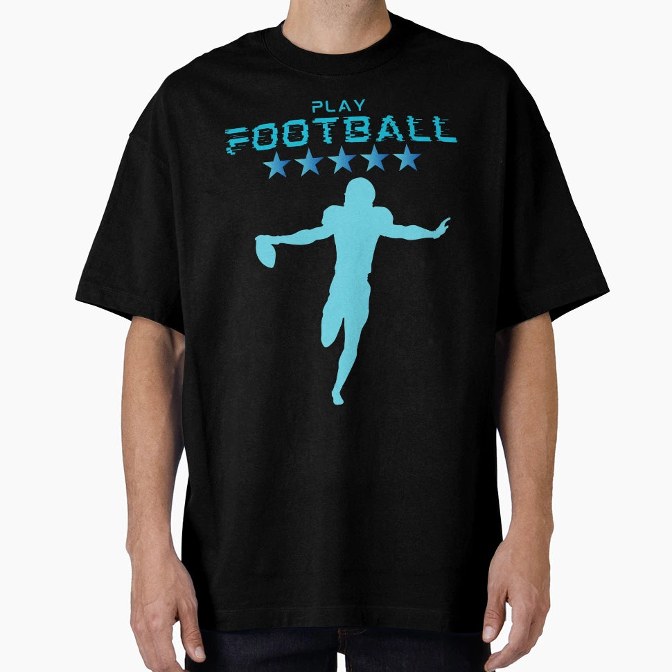Play Football T-Shirt - Minimalist Print Men Women - T-Shirt, Sweatshirt, Hoodie