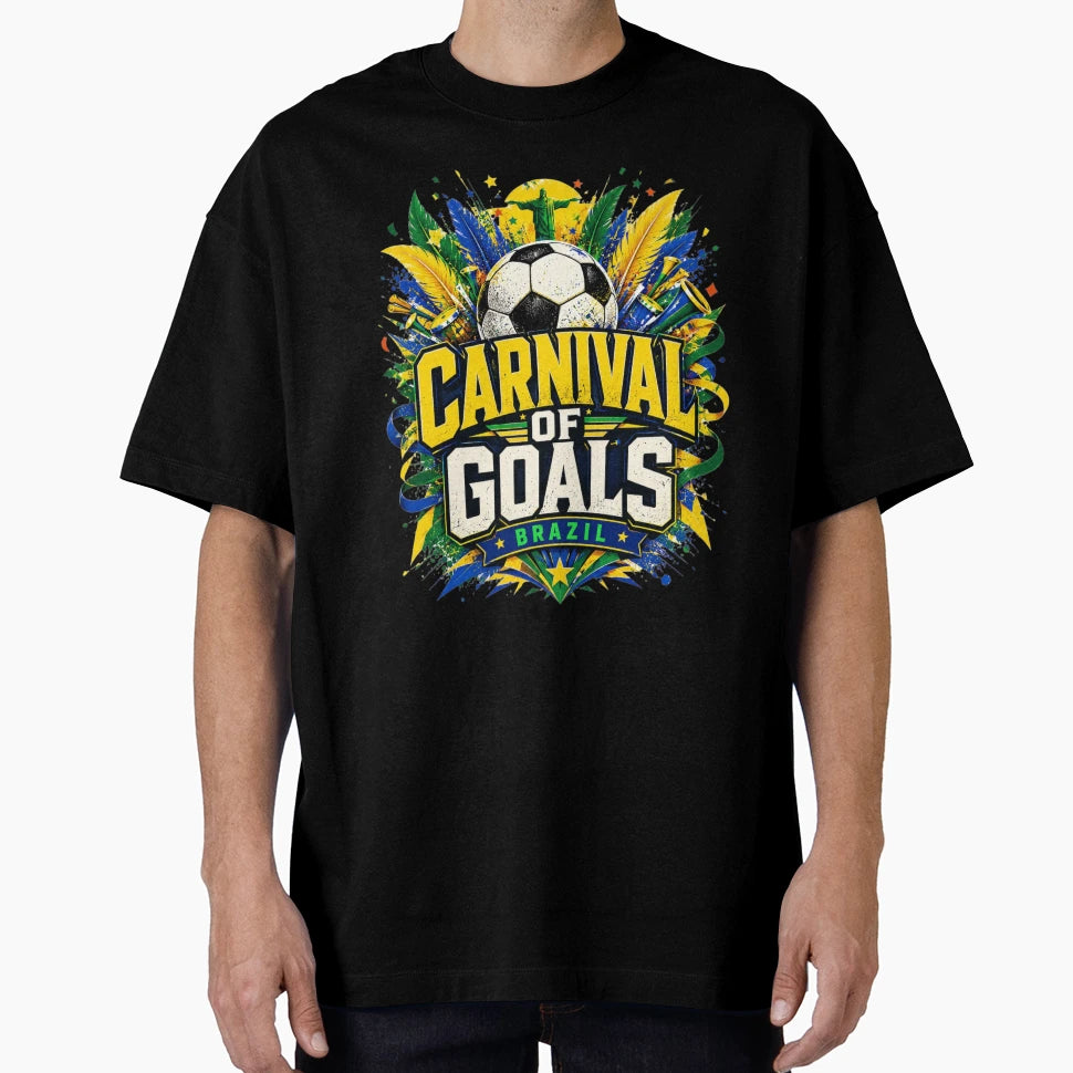 Carnival Goals Brazil World Cup 2026 T-Shirt - Novelty Apparel Unisex - T-Shirt, Sweatshirt, Hoodie
