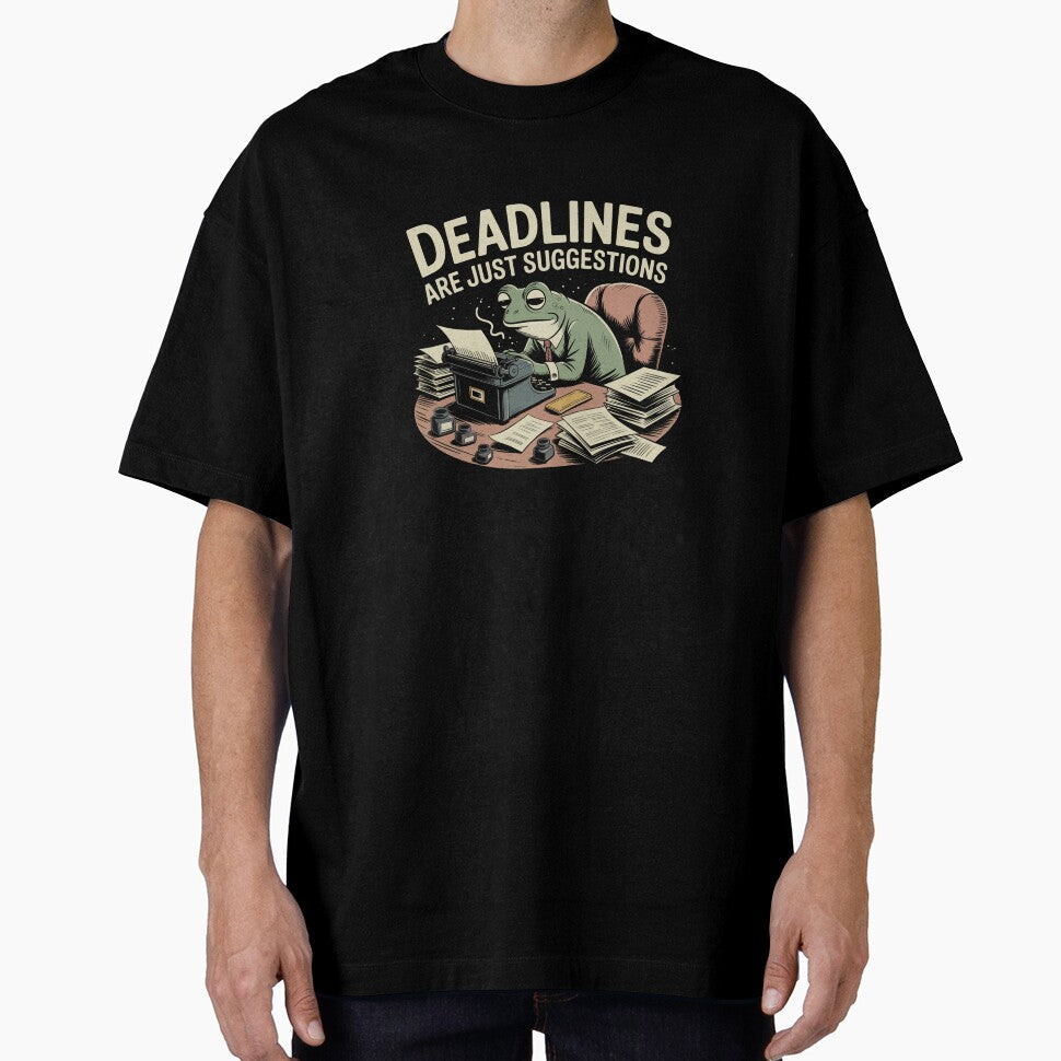 Deadlines Are Just Suggestions by theartfulaspie - Adult & Kids T-Shirts, Sweatshirts & Hoodies apparel design preview 1