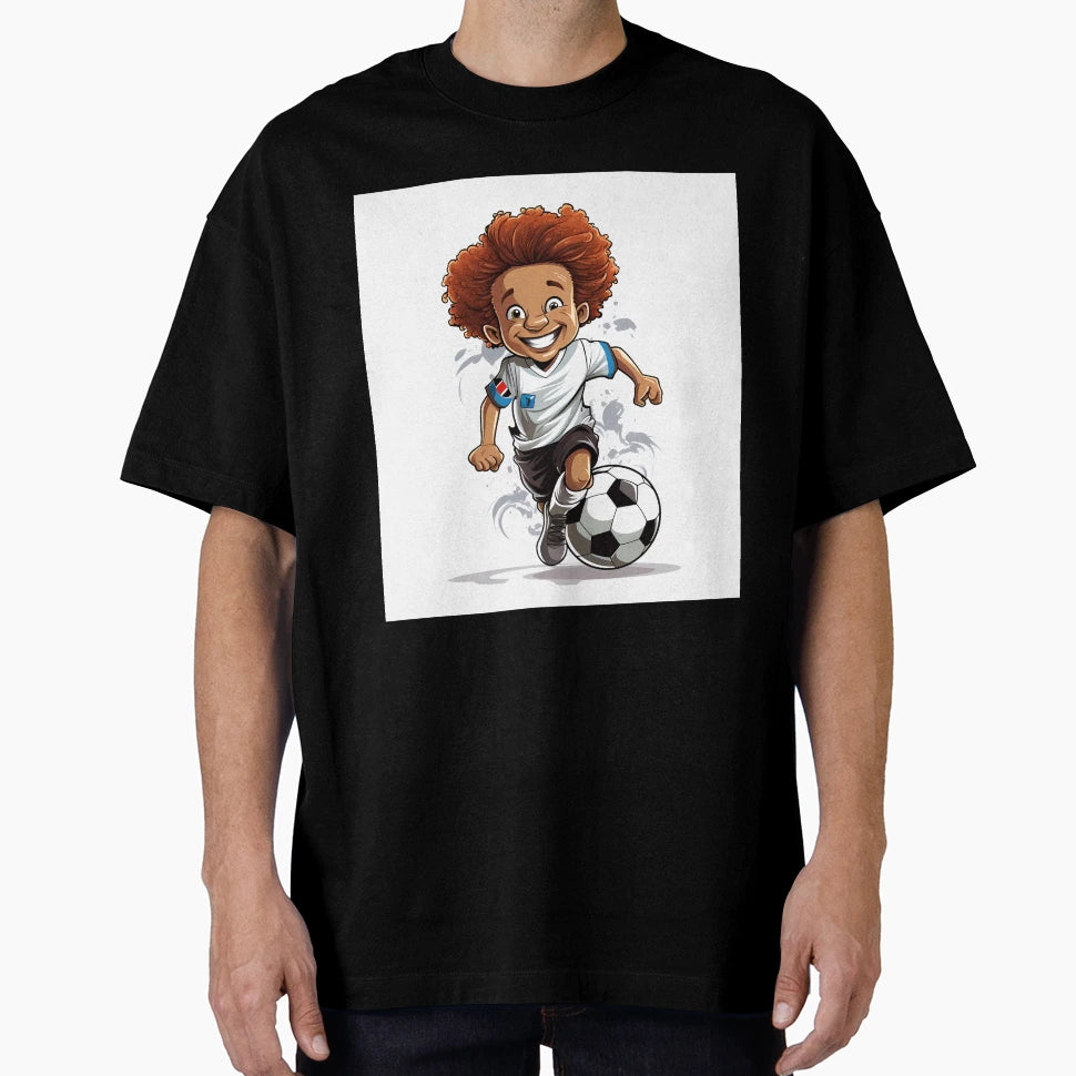 Caricatural Soccer T-Shirt - Novelty Apparel Men Women - T-Shirt, Sweatshirt, Hoodie