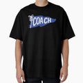 Coach Pennant Flag Blue T-Shirt - Fun Novelty Design Men Women - T-Shirt, Sweatshirt, Hoodie