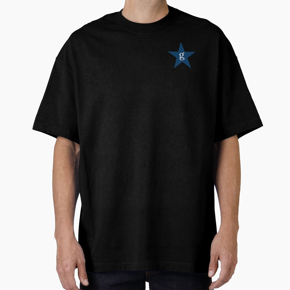 Star Initial Monogram G Navy T-Shirt - Minimalist Print Men Women - T-Shirt, Sweatshirt, Hoodie