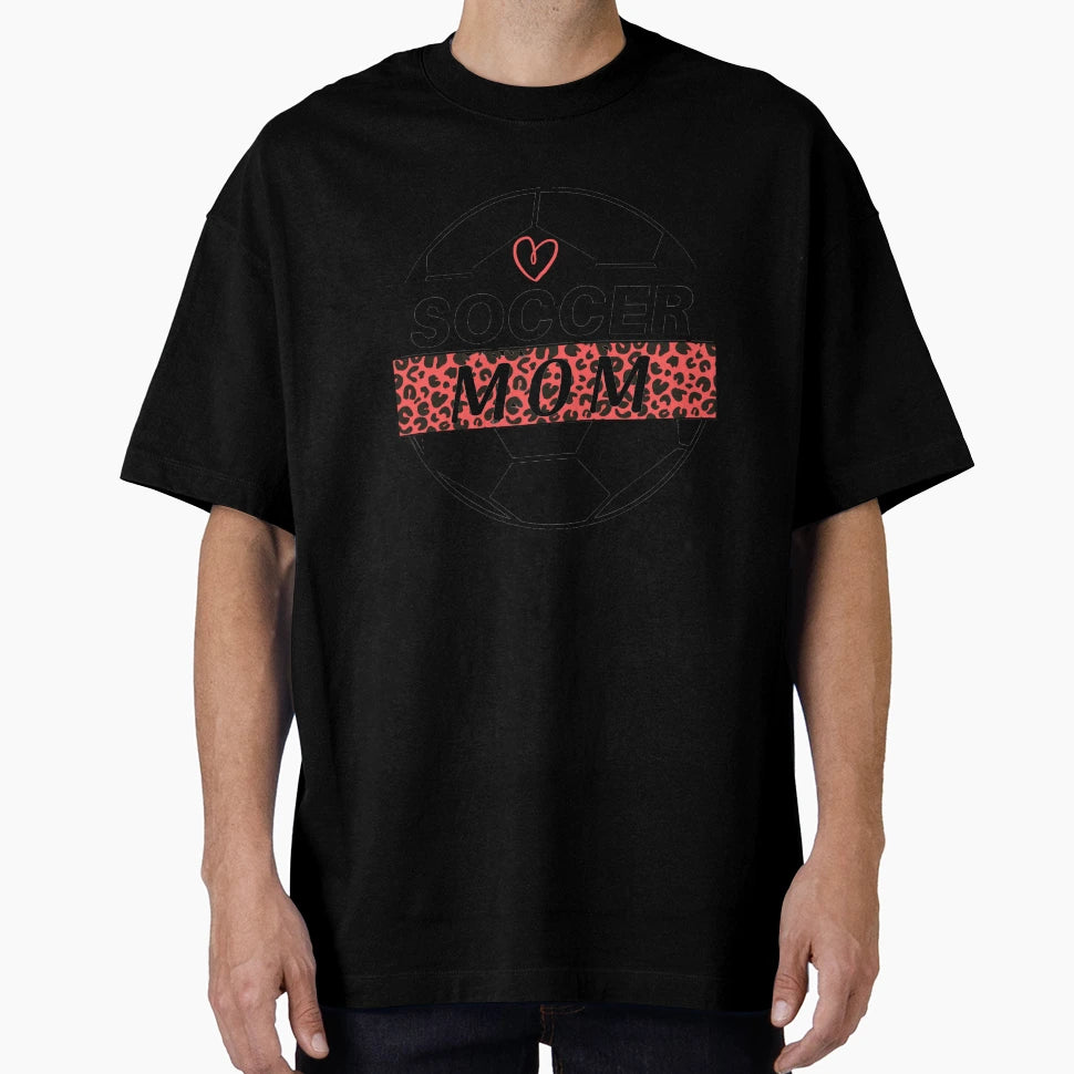 Soccer Ball Mom T-Shirt - Graphic Print Men Women - T-Shirt, Sweatshirt, Hoodie