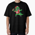 Dinosaur Football Player American T-Shirt - Novelty Apparel for Adults - T-Shirt, Sweatshirt, Hoodie