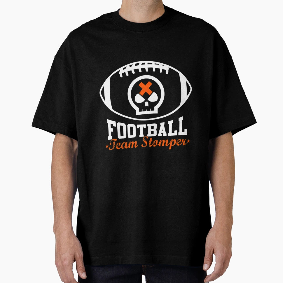 Team Stomper Football T-Shirt - Minimalist Print Men Women - T-Shirt, Sweatshirt, Hoodie