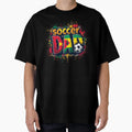 Colorfull Soccer Dad T-Shirt - Minimalist Print for Adults - T-Shirt, Sweatshirt, Hoodie