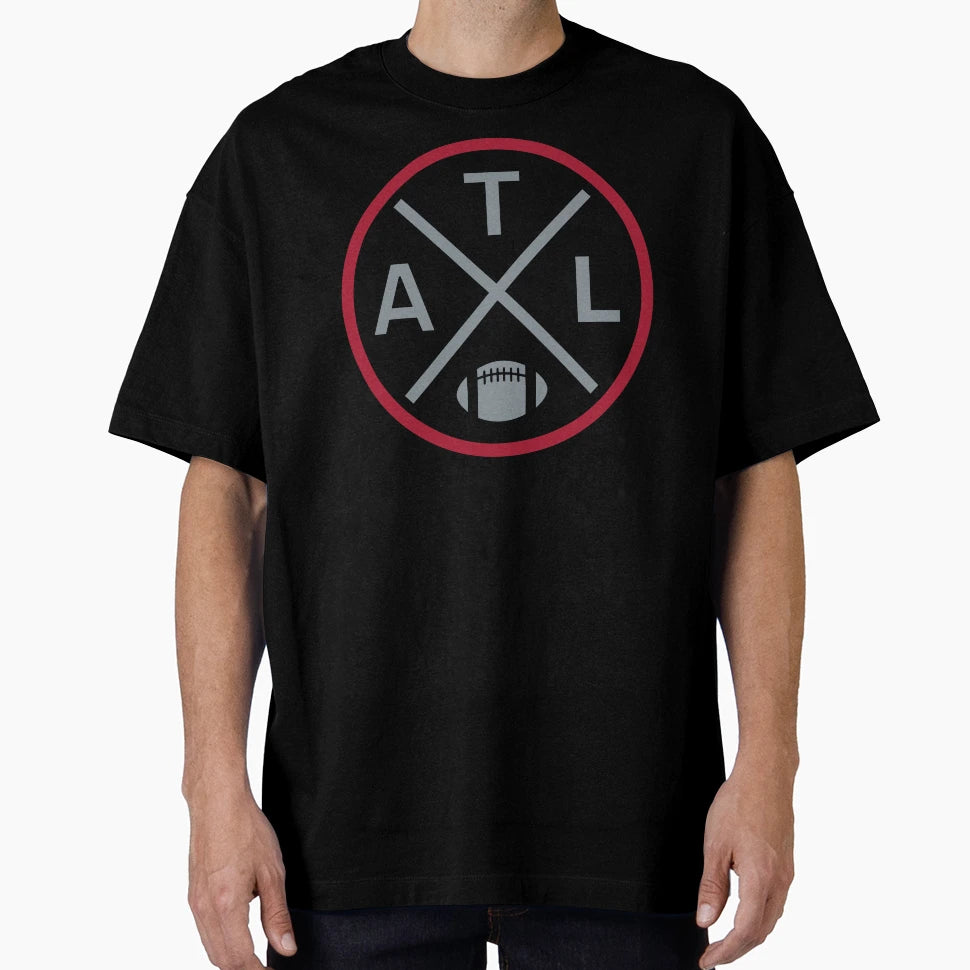 Atlanta Football Emblem Atl T-Shirt - Casual Everyday Wear for Adults - T-Shirt, Sweatshirt, Hoodie