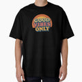 Good Vibes Only Retro Typography Design by 奇0904 - Adult & Kids T-Shirts, Sweatshirts & Hoodies apparel design preview 1