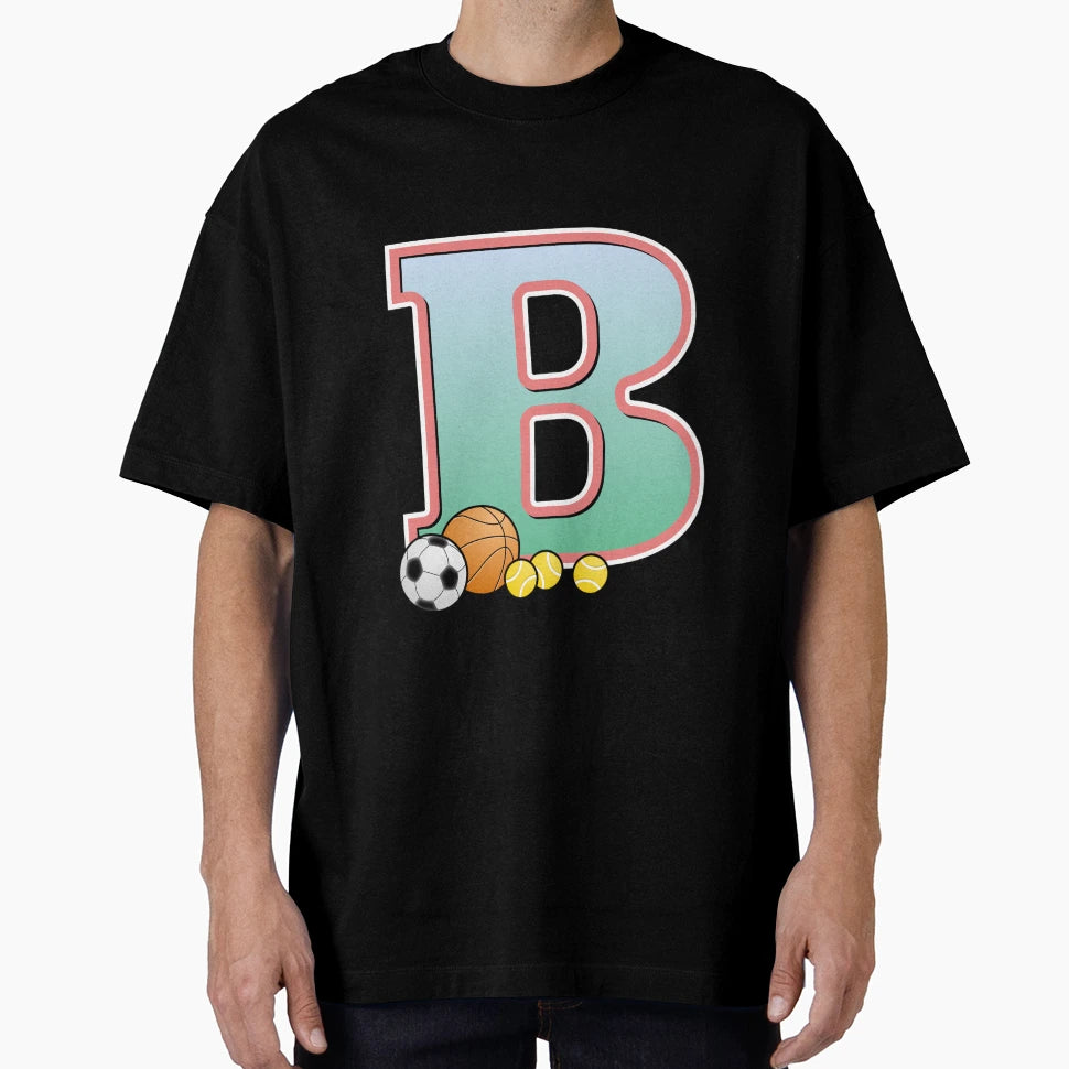 Alphabet Letter B T-Shirt - Graphic Print Unisex - T-Shirt, Sweatshirt, Hoodie