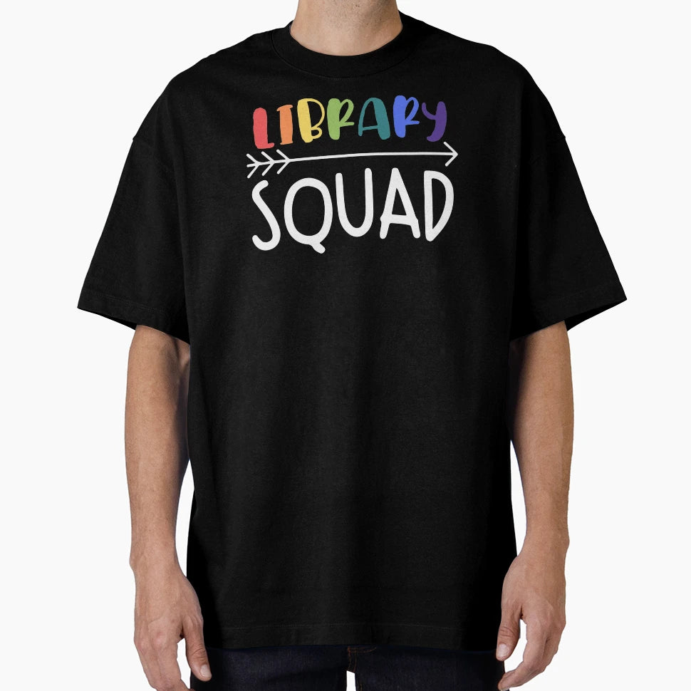 Library Squad T-Shirt - Custom Art Print Men Women - T-Shirt, Sweatshirt, Hoodie