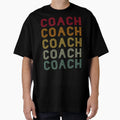 Coach Wordmark Pattern Tainer Sport T-Shirt - Unique Graphic for Adults - T-Shirt, Sweatshirt, Hoodie