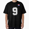 Netherlands Soccer Number 9 Vintage Sports Fan by - Adult & Kids T-Shirts, Sweatshirts & Hoodies apparel design preview 1