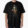 Early 1900S Football Player Leather T-Shirt - Custom Art Print for Adults - T-Shirt, Sweatshirt, Hoodie