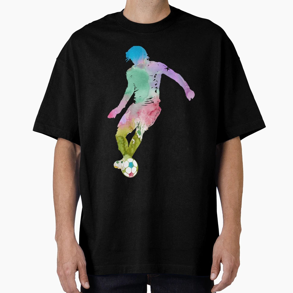 Football Player T-Shirt - Custom Art Print Men Women - T-Shirt, Sweatshirt, Hoodie