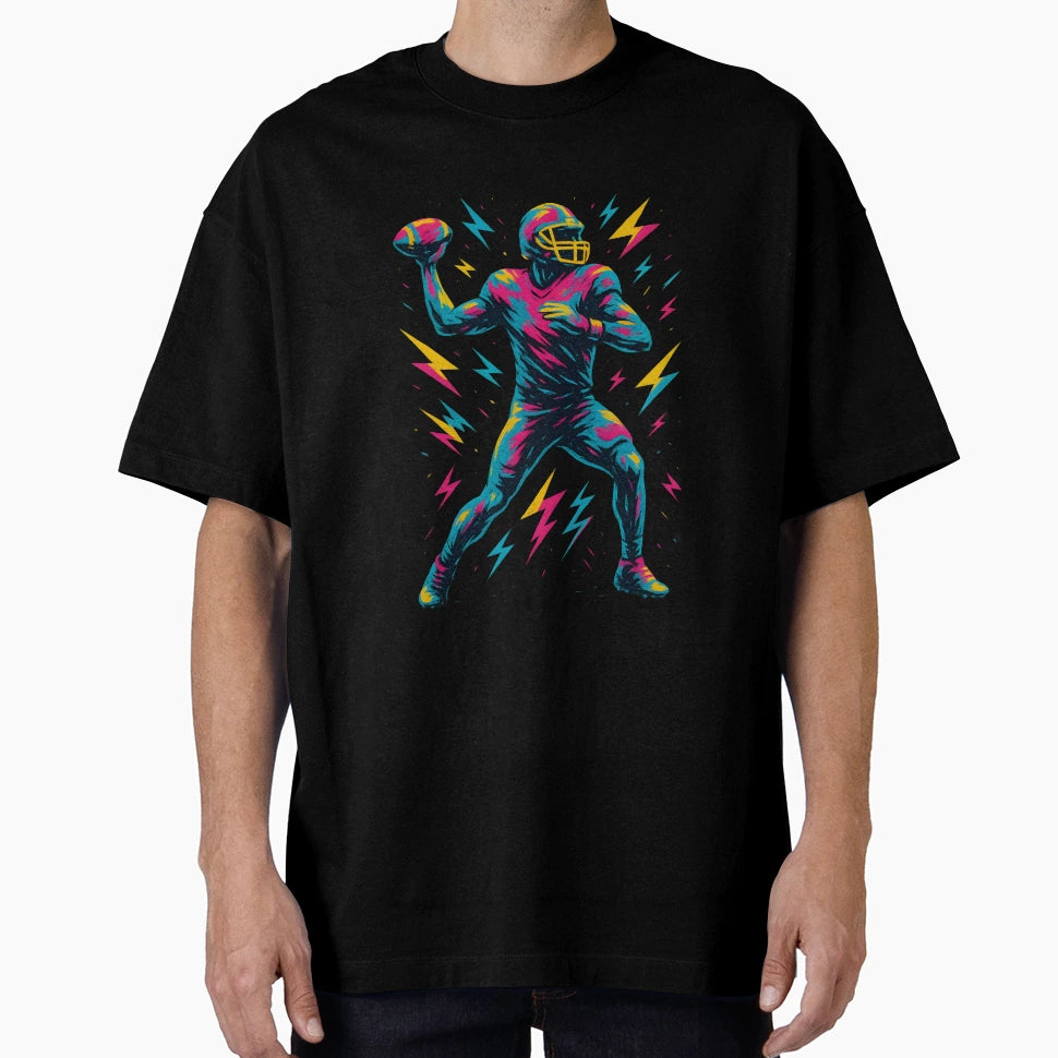 Gridiron Thunder T-Shirt - Minimalist Print for Adults - T-Shirt, Sweatshirt, Hoodie