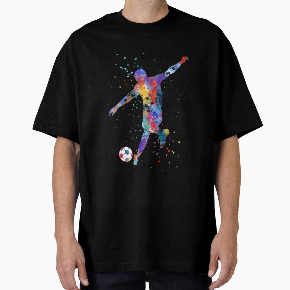 Football Player T-Shirt - Streetwear Style for Adults - T-Shirt, Sweatshirt, Hoodie