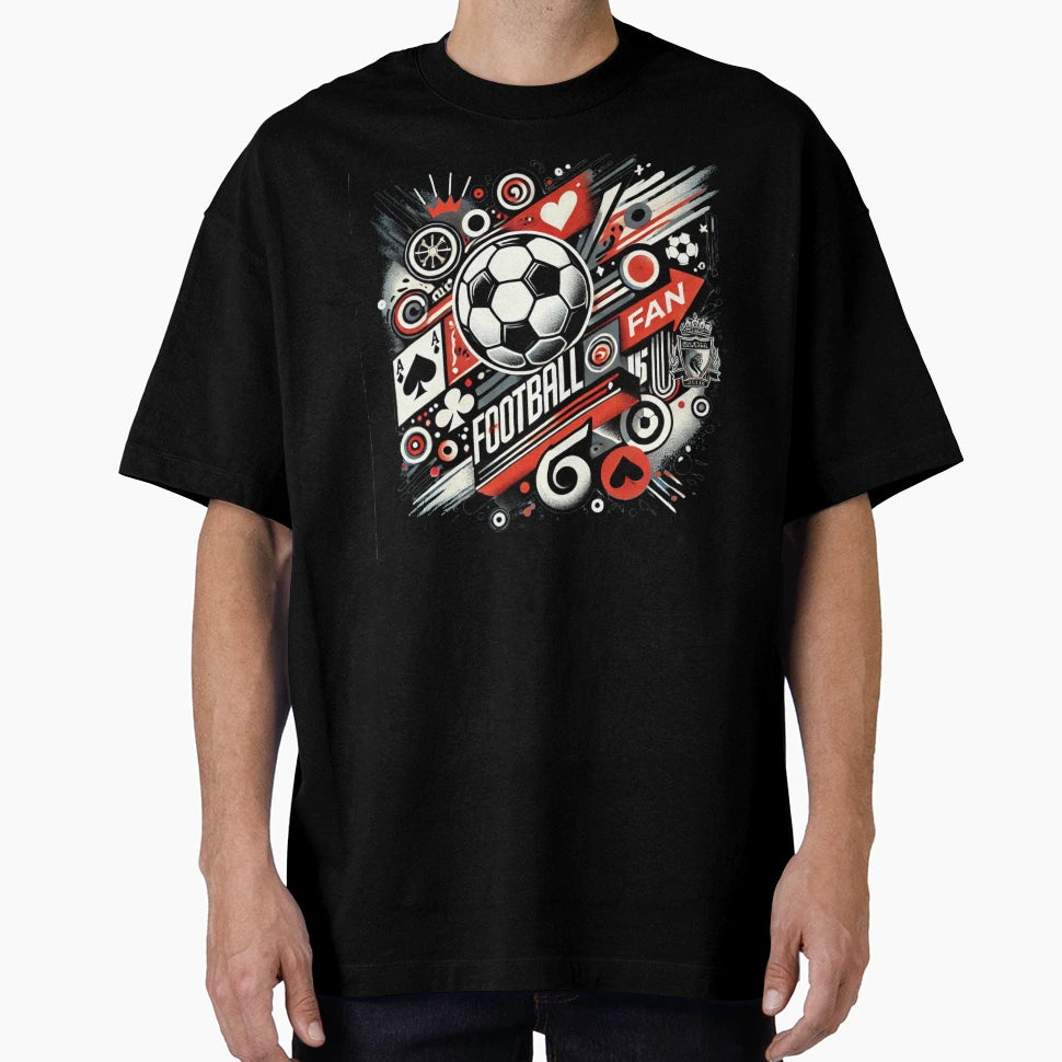 Dynamic Football Fan Culture T-Shirt - Minimalist Print Men Women - T-Shirt, Sweatshirt, Hoodie
