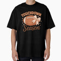 Touchdown Season Football Aesthetic Bow T-Shirt - Custom Art Print Unisex - T-Shirt, Sweatshirt, Hoodie