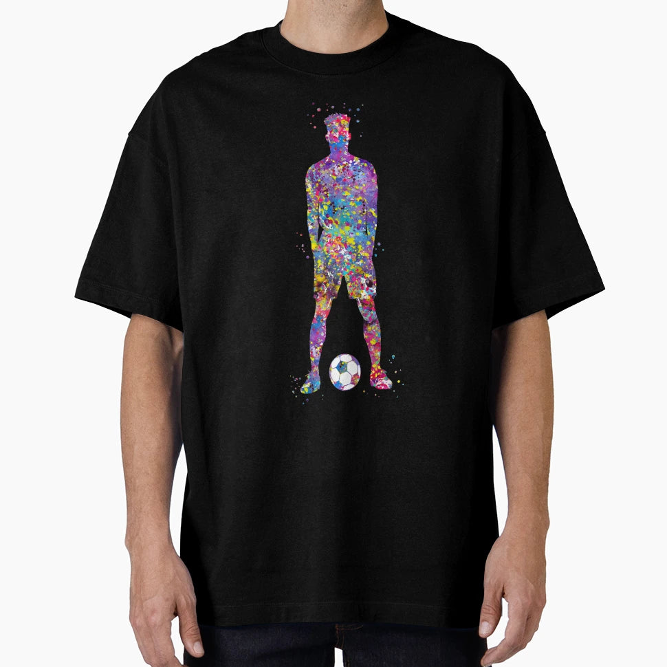 Male Soccer Player T-Shirt - Trendy Graphic Unisex - T-Shirt, Sweatshirt, Hoodie