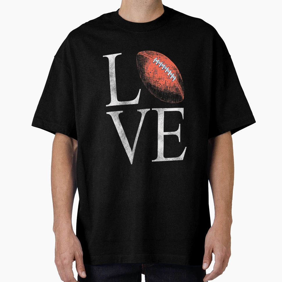 Football Love T-Shirt - Minimalist Print Unisex - T-Shirt, Sweatshirt, Hoodie