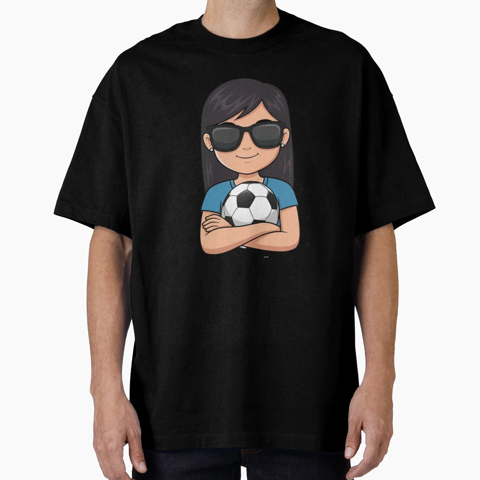 Soccer Holding Soccer Ball Soccer T-Shirt - Casual Everyday Wear Unisex - T-Shirt, Sweatshirt, Hoodie
