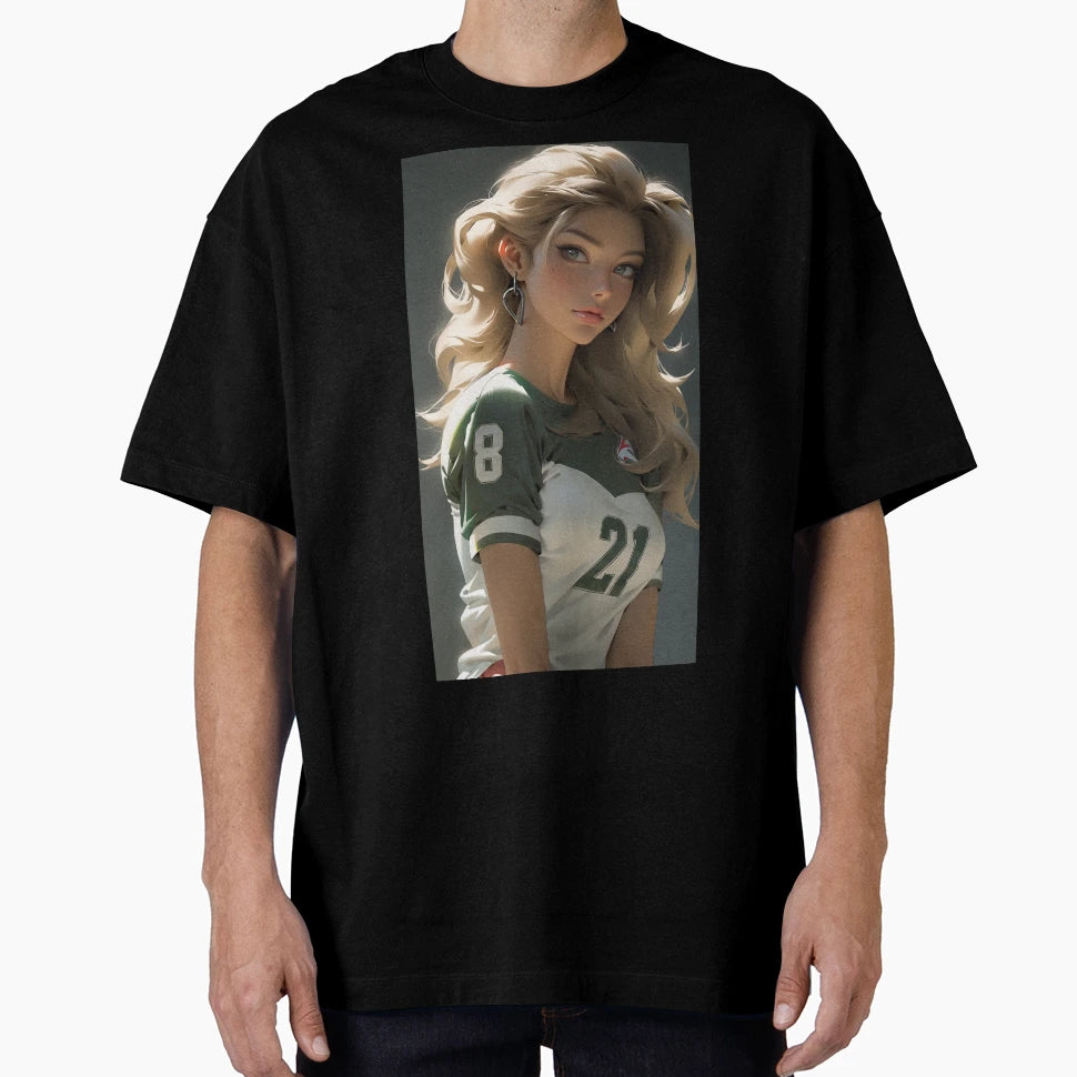 Football Girlfriend T-Shirt - Aesthetic Graphic Men Women - T-Shirt, Sweatshirt, Hoodie