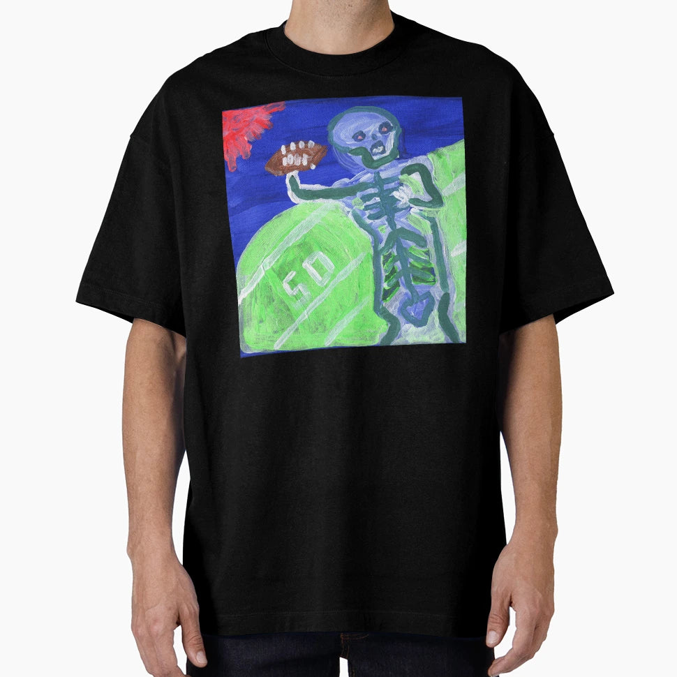 Skeleton Qb T-Shirt - Trendy Graphic for Adults - T-Shirt, Sweatshirt, Hoodie