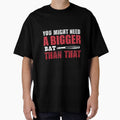 Bold Red Statement Typography with Stars and Texture - Adult & Kids T-Shirts, Sweatshirts & Hoodies apparel design preview 1