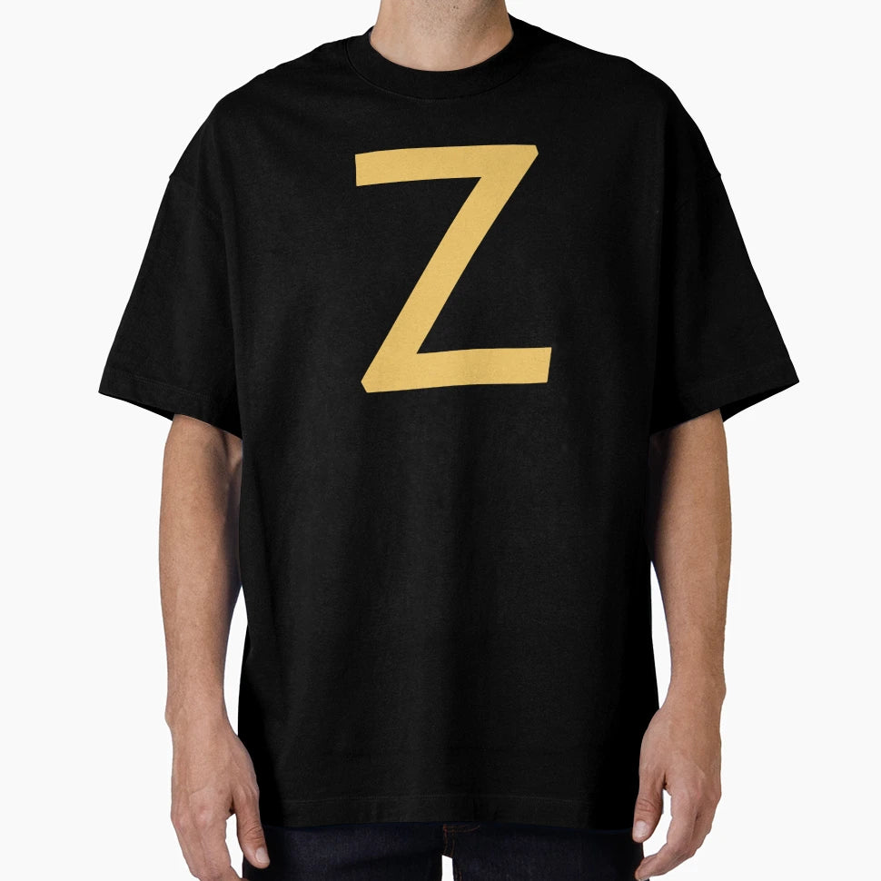 Funky Yellow Letter Z T-Shirt - Aesthetic Graphic for Adults - T-Shirt, Sweatshirt, Hoodie