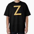 Funky Yellow Letter Z T-Shirt - Aesthetic Graphic for Adults - T-Shirt, Sweatshirt, Hoodie