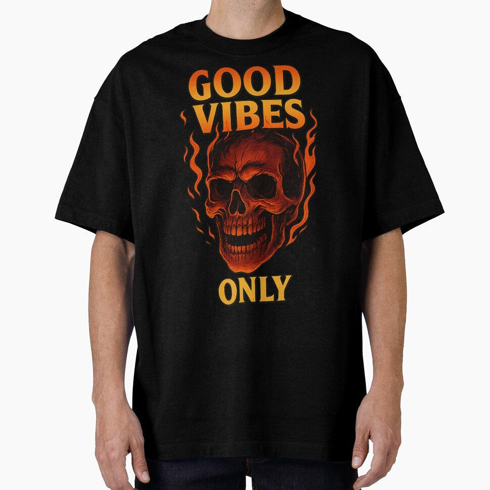 Good Vibes Only by PondCart - Adult & Kids T-Shirts, Sweatshirts & Hoodies apparel design preview 1
