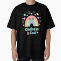 Kindness Is Cool Retro Rainbow Art by DZRym - Adult & Kids T-Shirts, Sweatshirts & Hoodies apparel design preview 1