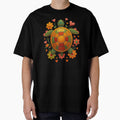 Colorful Folk Turtle with Flowers Cute Boho Nature - Adult & Kids T-Shirts, Sweatshirts & Hoodies apparel design preview 1