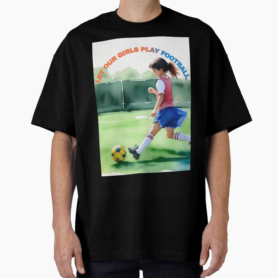 Let Our Play Football T-Shirt - Custom Art Print Unisex - T-Shirt, Sweatshirt, Hoodie