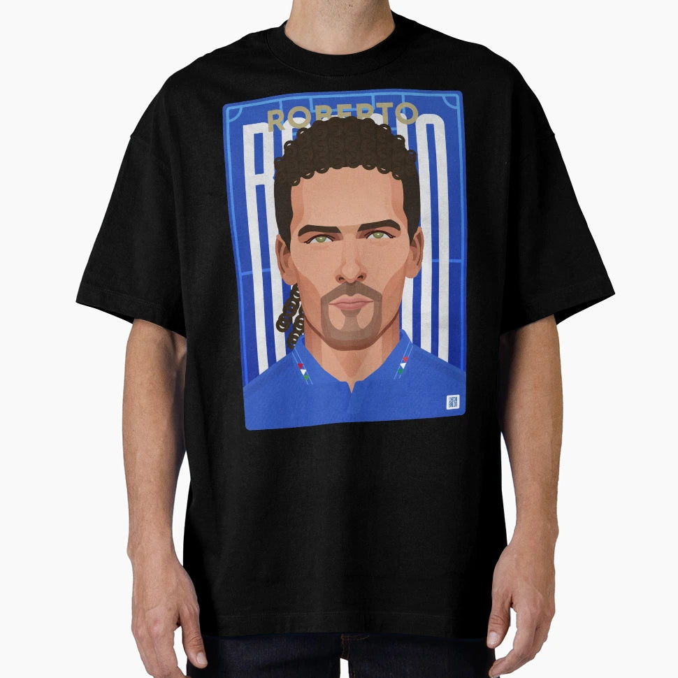 Roberto Baggio Divine T-Shirt - Fun Novelty Design Unisex - T-Shirt, Sweatshirt, Hoodie