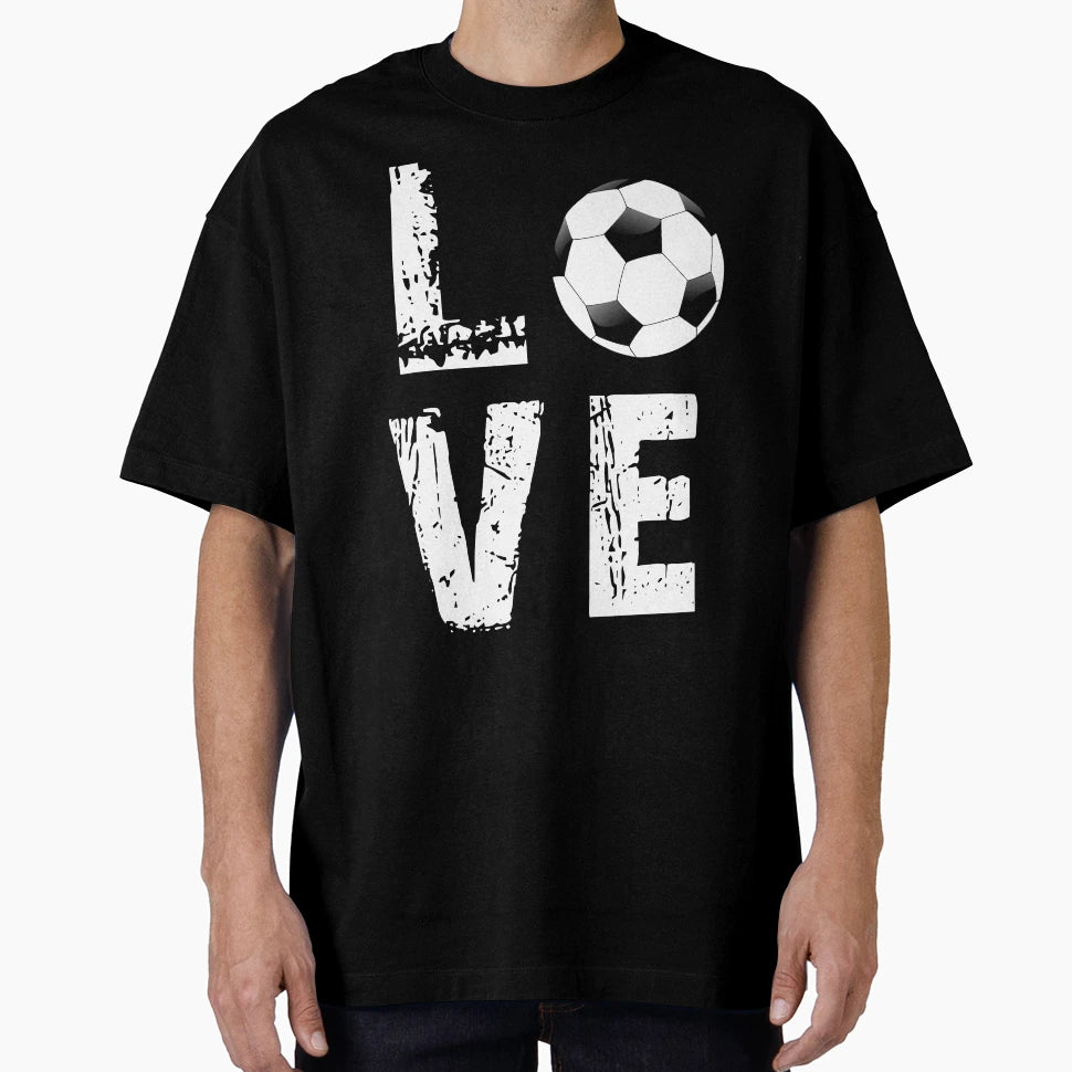 Love Soccer Lovers Ball Sports Love T-Shirt - Trendy Graphic Unisex - T-Shirt, Sweatshirt, Hoodie