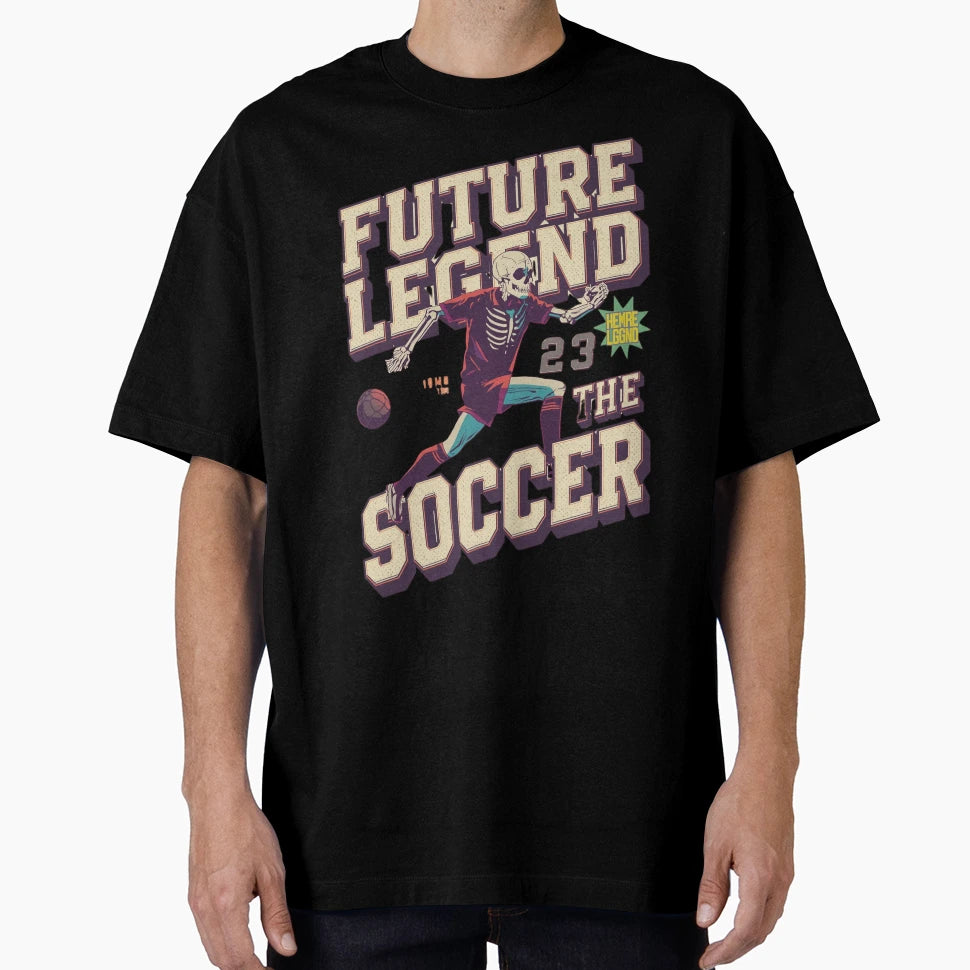 Future Soccer Legend Skeleton T-Shirt - Custom Art Print for Adults - T-Shirt, Sweatshirt, Hoodie