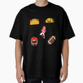 Football And Tacos Funny Tacos T-Shirt - Custom Art Print Men Women - T-Shirt, Sweatshirt, Hoodie