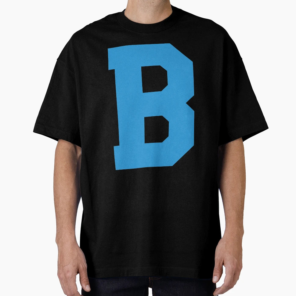 Alphabet Blue B Sports Letter B T-Shirt - Custom Art Print for Adults - T-Shirt, Sweatshirt, Hoodie