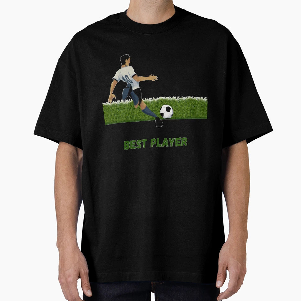 Best Player Football T-Shirt - Custom Art Print for Adults - T-Shirt, Sweatshirt, Hoodie
