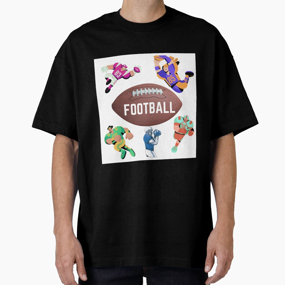 Football Game Frenzy T-Shirt - Custom Art Print for Adults - T-Shirt, Sweatshirt, Hoodie