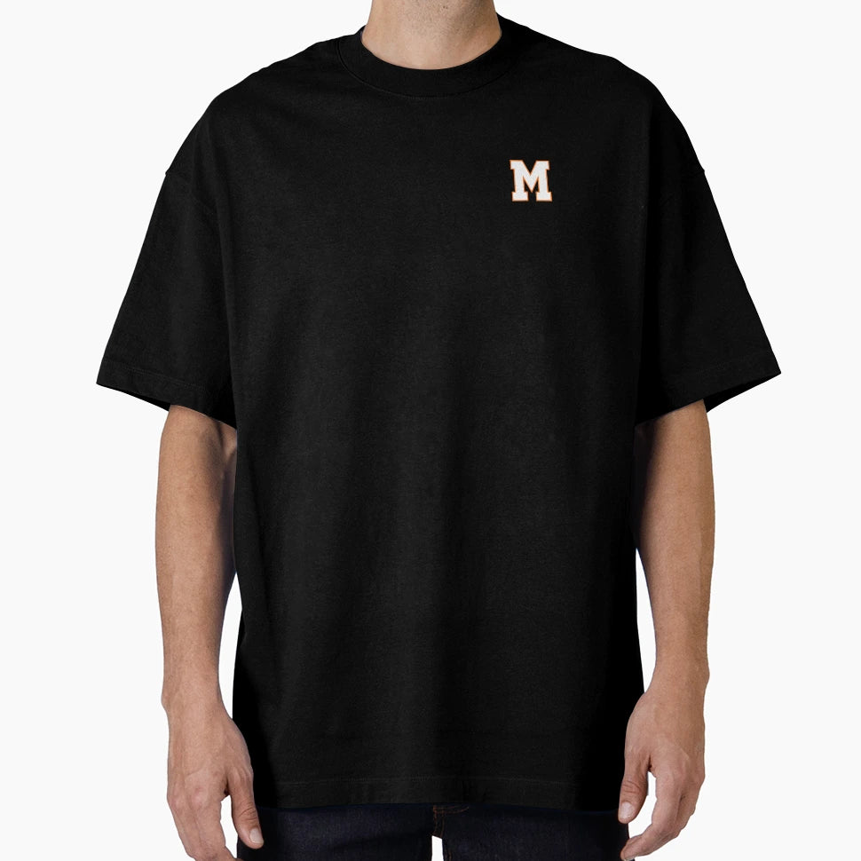 Miami Letter M Helmet Face Mask T-Shirt - Fun Novelty Design Men Women - T-Shirt, Sweatshirt, Hoodie