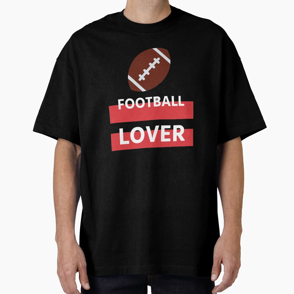 American Football Lover Simple White T-Shirt - Fun Novelty Design Men Women - T-Shirt, Sweatshirt, Hoodie