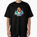 Stay Chill Cute Capybara Orange Fruit Figure by - Adult & Kids T-Shirts, Sweatshirts & Hoodies apparel design preview 1