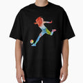 Female Soccer Player T-Shirt - Graphic Print Unisex - T-Shirt, Sweatshirt, Hoodie