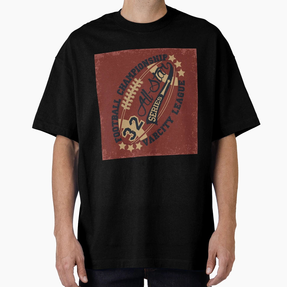Football Championship Varsity League T-Shirt - Graphic Print Men Women - T-Shirt, Sweatshirt, Hoodie