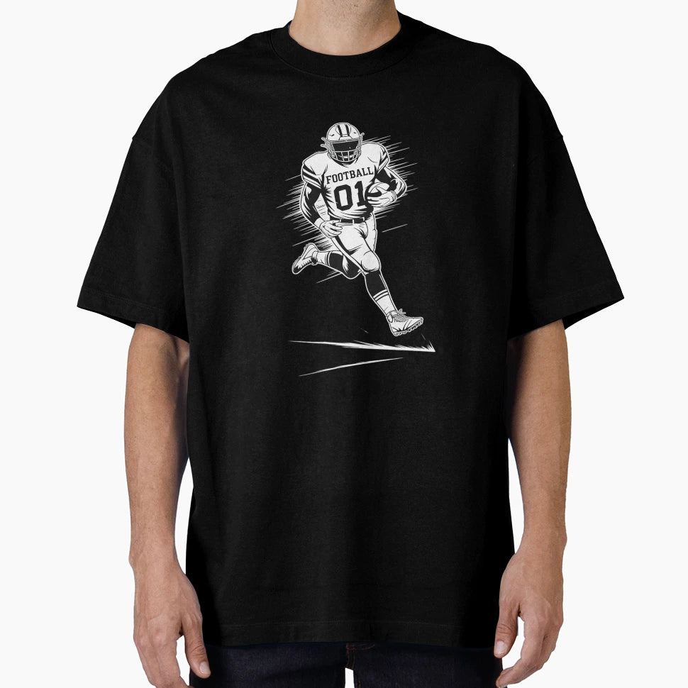 American Football Player T-Shirt - Novelty Apparel for Adults - T-Shirt, Sweatshirt, Hoodie