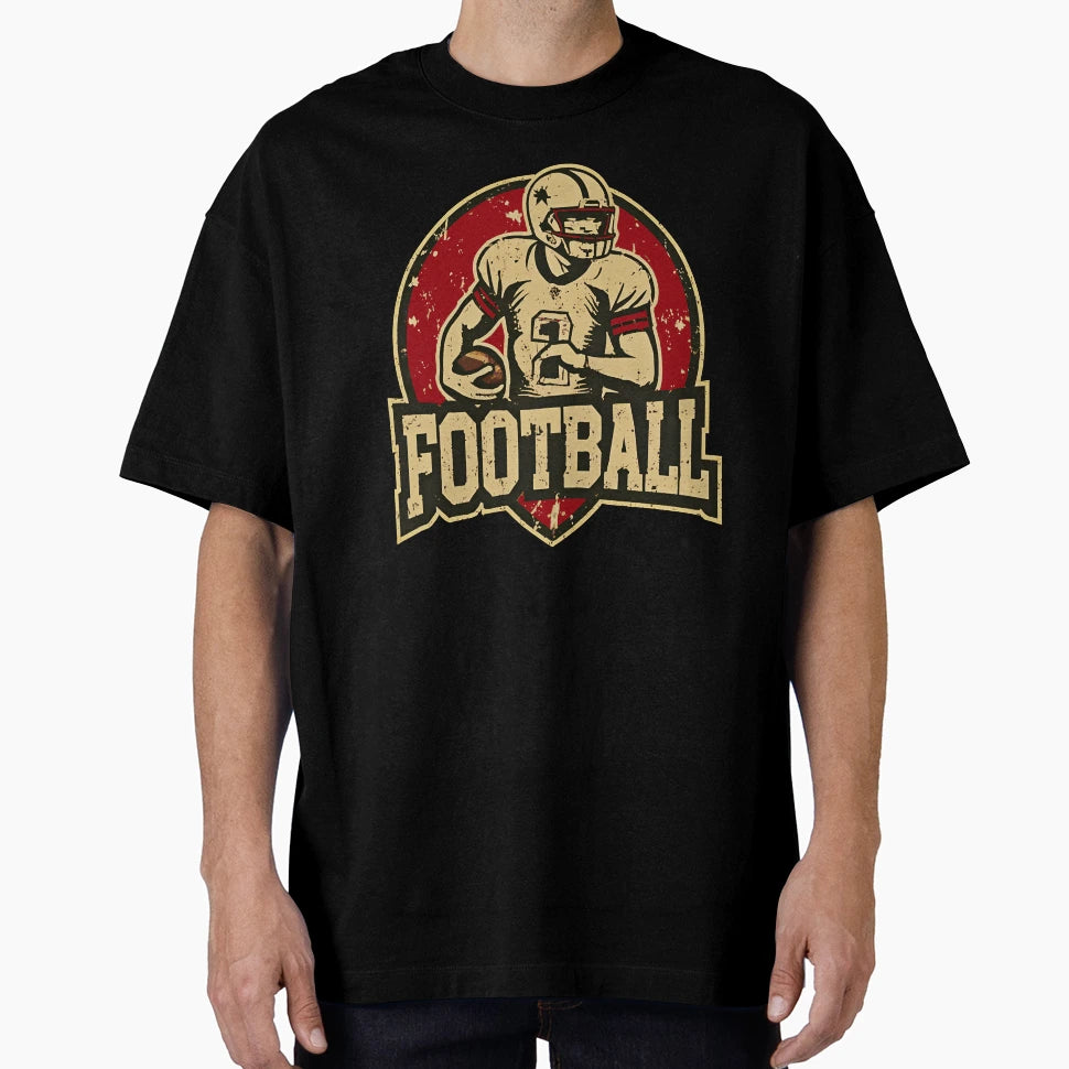Football Sports Logo T-Shirt - Novelty Apparel Unisex - T-Shirt, Sweatshirt, Hoodie